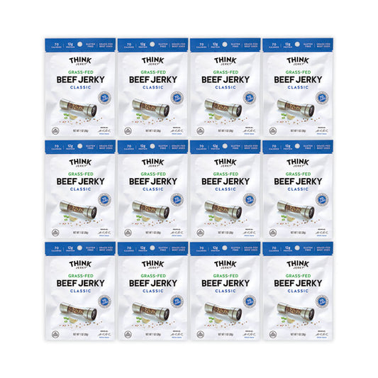 Classic Beef Jerky, 1 oz Pouch, 12/Pack