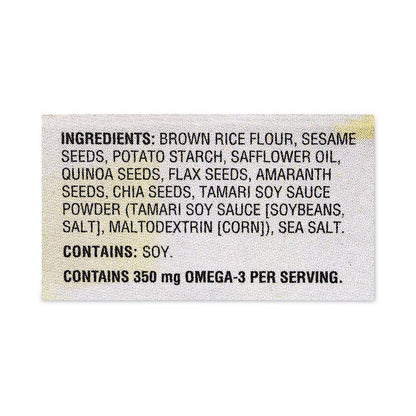 5-Seed Multi-Grain Crunchy Oven Baked Crackers, Whole Wheat, 10 oz Bag, 2 Bags/Box