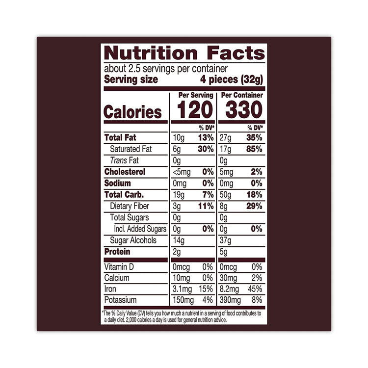 Miniatures Special Dark Sugar-Free Chocolate, 3 oz Bag, 12 Bags/Carton