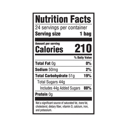 Chewy Candy, Assorted, 2 oz Bags, 24/Pack