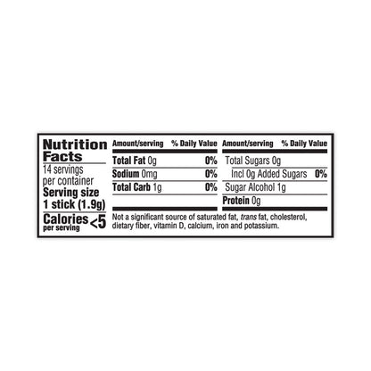 Sugar-Free Gum, Spearmint, 14 Pieces/Pack, 12 Packs/Carton