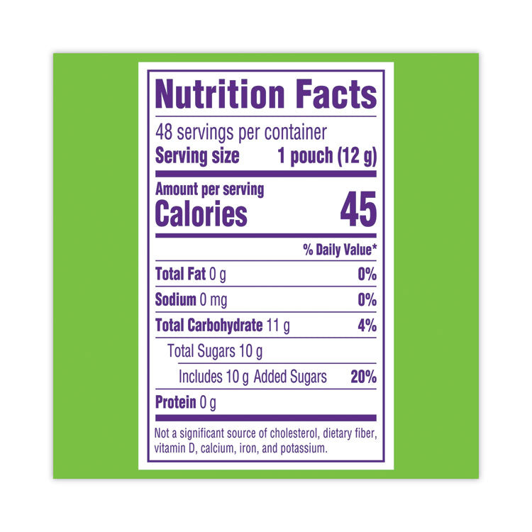 Candy, Assorted Flavors, 0.43 oz Pouches, 48/Box