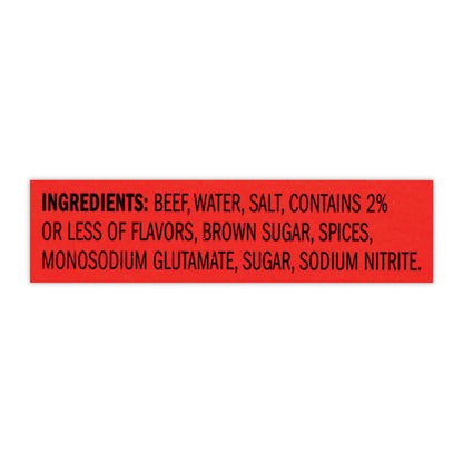 Jumbo Original Beef Steak, 2 oz Pack, 12/Box