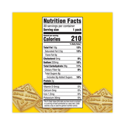 Lorna Doone Shortbread Cookies, 1.5 oz Packet, 30 Packets/Carton