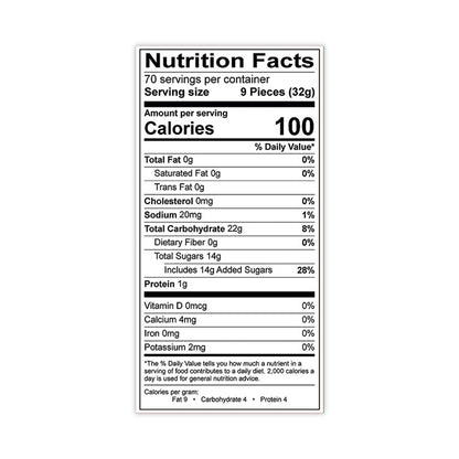 Gummi Bears, 5 lb Pouch, Assorted