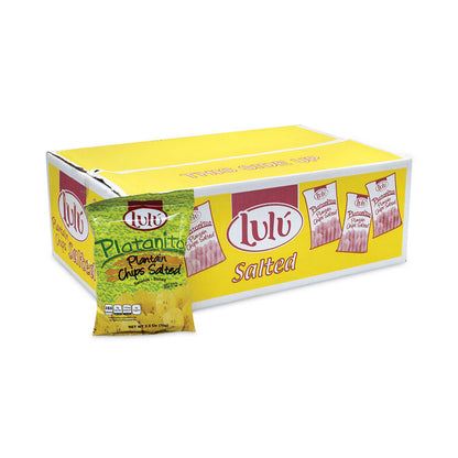 Platanitos Plantain Chips, 2.5 oz Pack, 30 Packs/Carton