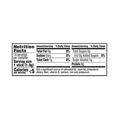 Sugar-Free Gum, Perfect Peppermint, 14 Pieces/Pack, 12 Packs/Carton