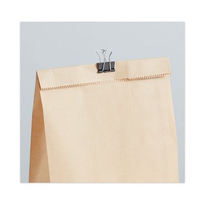 Binder Clips Value Pack, Small, Black/Silver, 36/Box