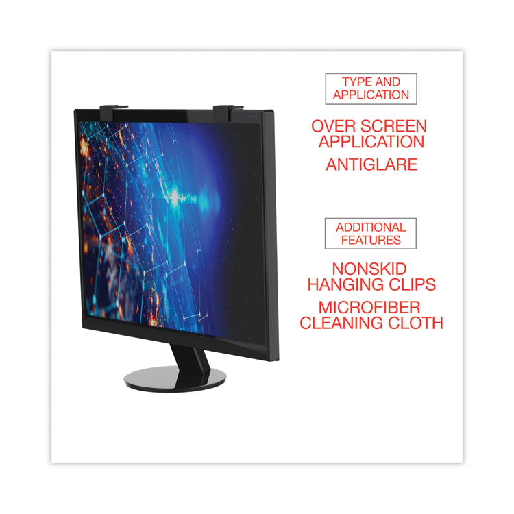 Protective Antiglare LCD Monitor Filter for 17" to 18" Flat Panel Monitor