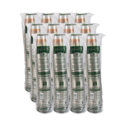 Bare Eco-Forward RPET Cold Cups, ProPlanet Seal, 20 oz, Plastic, Leaf Design, 50/Pack, 12 Packs/Carton