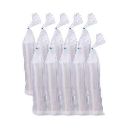 Single Compartment Cup Insert, 3.5 oz, Plastic, Clear, 1,000/Carton