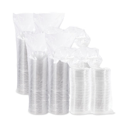 PresentaBowls Bowl/Lid Combo-Paks, 16 oz, 5.38" Diameter x 2.6" h, Clear, Plastic, 63/Pack, 4 Pack/Carton