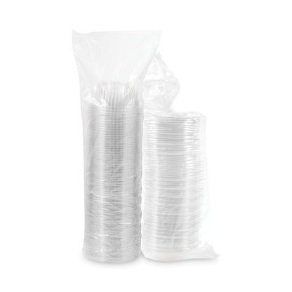PresentaBowls Bowl/Lid Combo-Paks, 16 oz, 5.38" Diameter x 2.6" h, Clear, Plastic, 63/Pack, 4 Pack/Carton