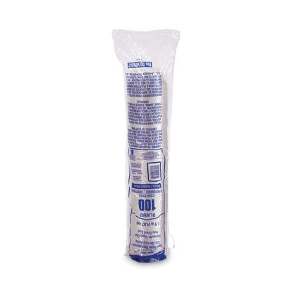 Open-Top Dome Lid, With 1.9" dia Hole, Fits 9 oz to 22 oz Cold Cups, Plastic, Clear, 1,000/Carton