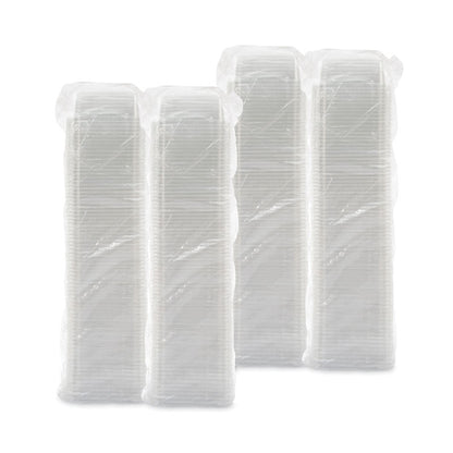 TamperGuard Snack Boxes, 32 oz, 6.3 x 6.3 x 2.6, Clear, Plastic, 300/Carton