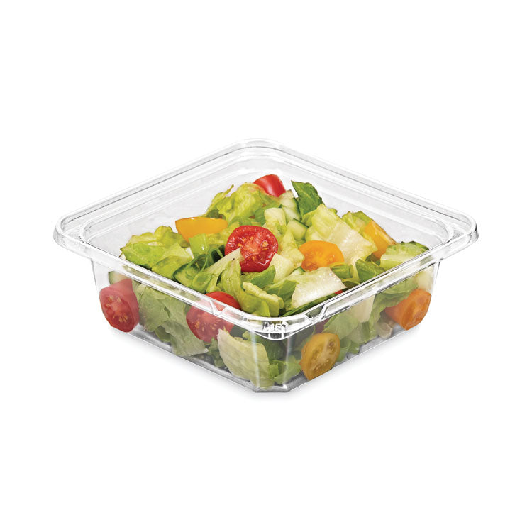 TamperGuard Snack Boxes, 24 oz, 6.3 x 6.3 x 2.1, Clear, Plastic, 300/Carton