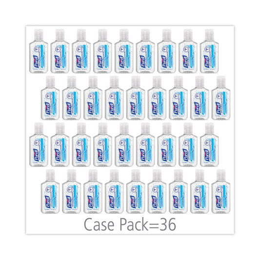 Advanced Hand Sanitizer Refreshing Gel, 1 oz Flip-Cap Bottle with Display Box, Clean Scent, 36/Bowl