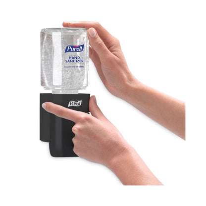 ES1 Hand Sanitizer Dispenser Starter Kit, 450 mL, 3.12 x 5.88 x 5.81, Graphite, 6 Kits/Carton