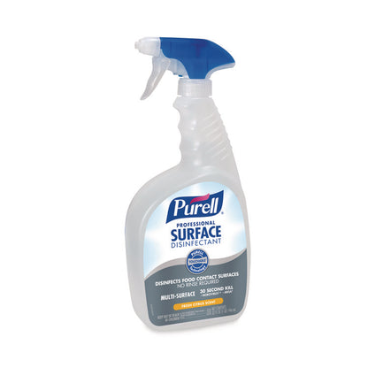 Professional Surface Disinfectant, Fresh Citrus Scent, 32 oz Spray Bottle, 6/Carton