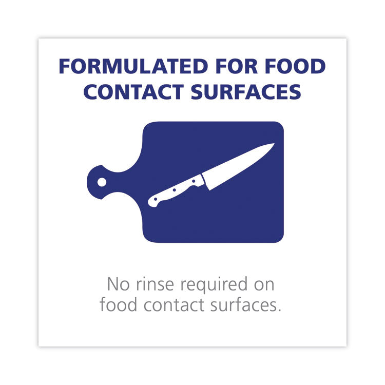Foodservice Surface Sanitizer3, Fragrance-Free, 32 oz Bottle with Spray Trigger Attached, 6/Carton