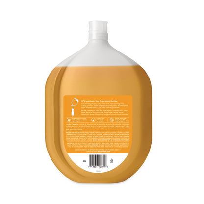 Dish Soap Refill Tub, Clementine Scent, 54 oz Tub, 4/Carton