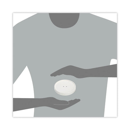 Paper Lids for Food Containers, For 16 oz Containers, Vented, 3.9" Diameter x 0.9" h, White, 25/Bag, 20 Bags/Carton