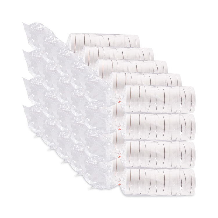Paper Lids for Food Containers, For 32 oz Containers, Vented, 4.6" Diameter x 0.7" h, White, 25/Bag, 20 Bags/Carton