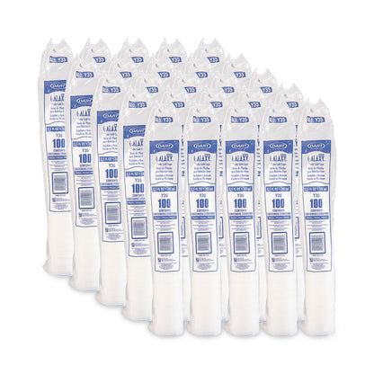 High-Impact Polystyrene Cold Cups, 3.5 oz, Plastic, Translucent, 100/Pack