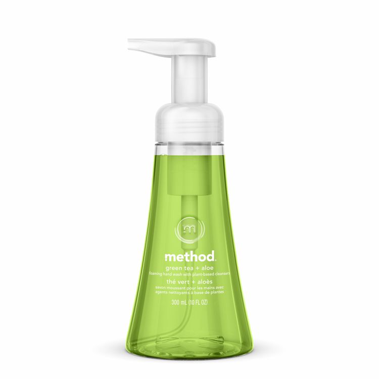 Foaming Hand Wash, Green Tea and Aloe Scent, 10 oz, 6/Carton
