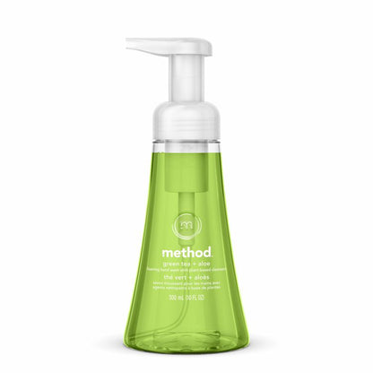 Foaming Hand Wash, Green Tea and Aloe Scent, 10 oz, 6/Carton