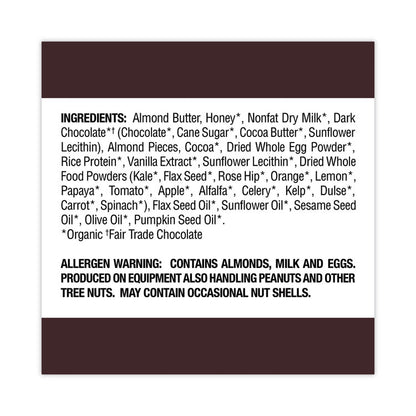 Refrigerated Protein Bar, Dark Chocolate Almond, 2.2 oz Bar, 16/Carton