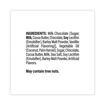 Lindor Truffles Milk Chocolate Sea Salt, 5.1 oz Bag, 3 Bags/Pack