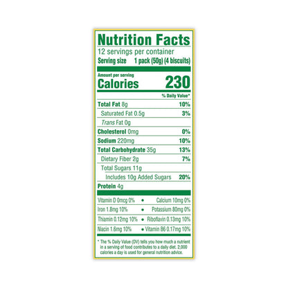 belVita Breakfast Biscuits, Golden Oat, 1.76 oz Packet of 4, 12 Packets/Box, 3 Boxes/Carton