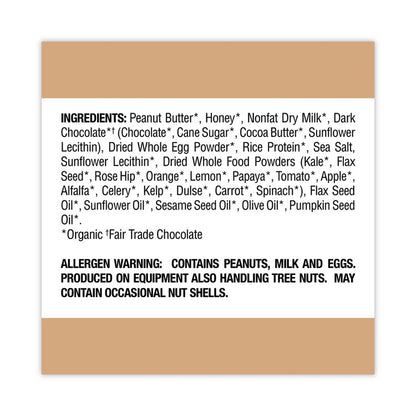 Refrigerated Protein Bar, Dark Chocolate Peanut Butter with Sea Salt, 2.3 oz Bar, 16/Carton