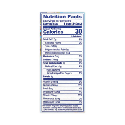 Almond Breeze Almond Milk, Unsweetened Vanilla, 64 oz Carton, 2/Pack