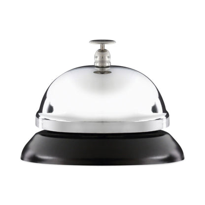 Call Bell, 3.38" Diameter, Brushed Nickel