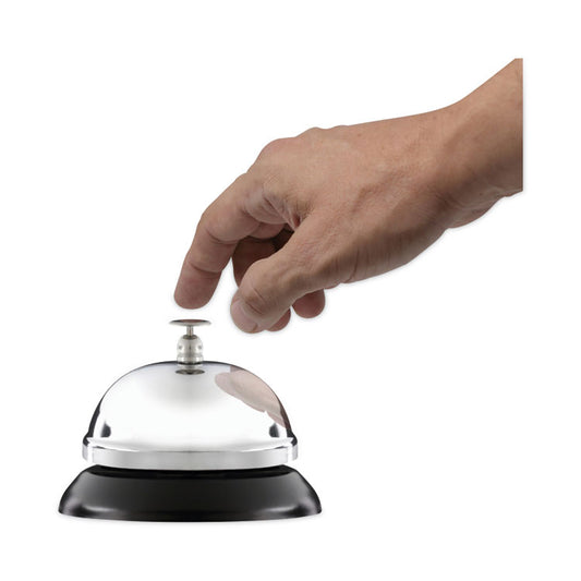 Call Bell, 3.38" Diameter, Brushed Nickel (Each)