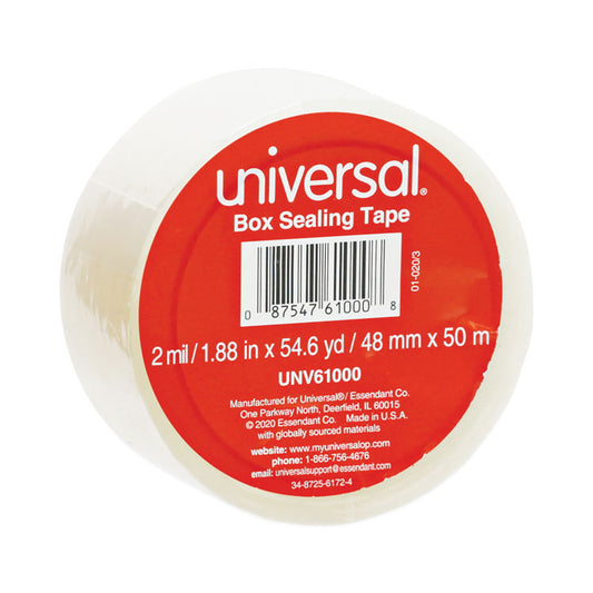 General-Purpose Box Sealing Tape, 3" Core, 1.88" x 54.6 yds, Clear