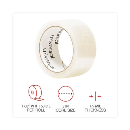 General-Purpose Box Sealing Tape, 3" Core, 1.88" x 54.6 yds, Clear