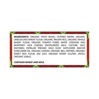 Cheddar Cheese, Bean and Rice Burrito, 6 oz Pouch, 4/Carton
