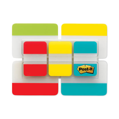 Plain Solid Color Tabs Value Pack, (66) 1/5-Cut 1" Wide, (48) 1/3-Cut 2" Wide, Assorted Colors and Sizes, 114/Pack