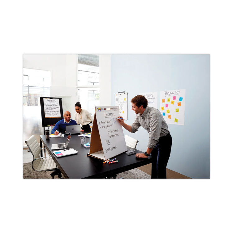 Pad Plus Self-Stick Tabletop Easel Pad with Dry Erase Board, Unruled, (20) White 20 x 23 Sheets