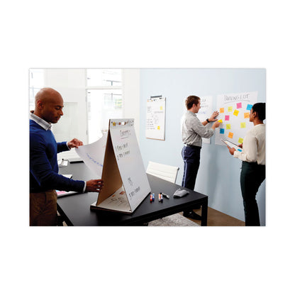 Pad Plus Self-Stick Tabletop Easel Pad with Dry Erase Board, Unruled, (20) White 20 x 23 Sheets