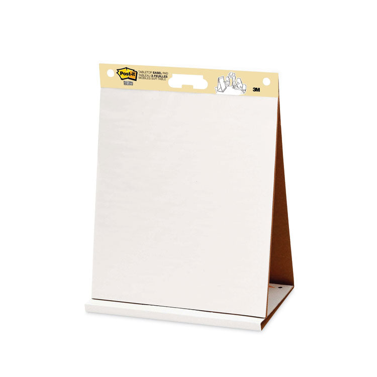 Original Tabletop Easel Pad with Self-Stick Sheets, Unruled, (20) White 20 x 23 Sheets