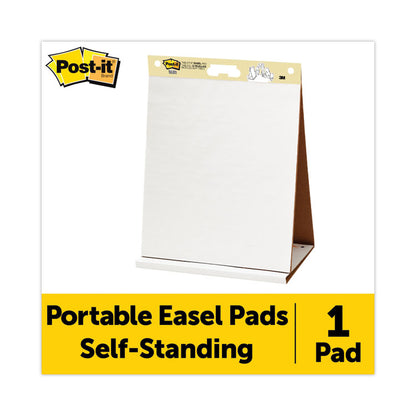 Original Tabletop Easel Pad with Self-Stick Sheets, Unruled, (20) White 20 x 23 Sheets