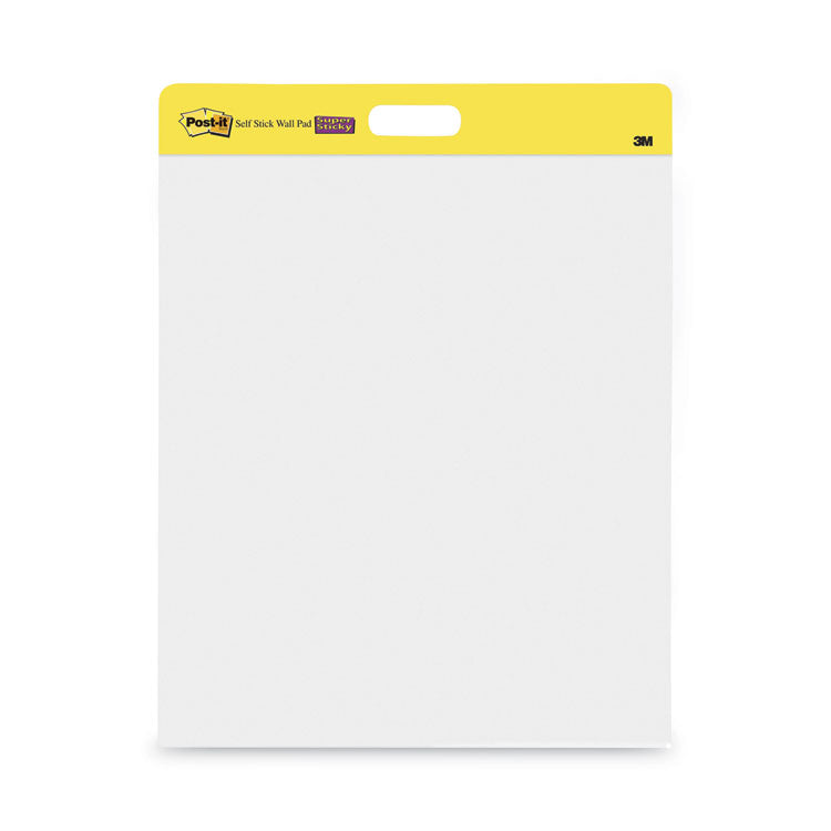 Self-Stick Wall Pad, Unruled, (20) White 20 x 23 Sheets, 4/Carton