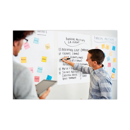 Self-Stick Wall Pad, Unruled, (20) White 20 x 23 Sheets, 4/Carton