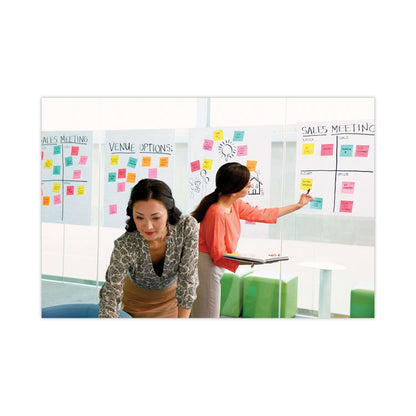 Self-Stick Wall Pad, Unruled, (20) White 20 x 23 Sheets, 4/Carton