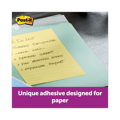 Pads in Canary Yellow, Note Ruled, 4" x 6", 90 Sheets/Pad, 5 Pads/Pack