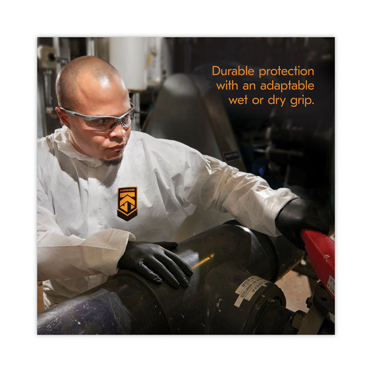 G10 Kraken Grip Nitrile Gloves, Powder-Free, 2X-Large, 6 mil Thick, 9.5" Long, Black, 90/Box, 10 Boxes/Carton